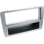 1-DIN Paneel met aflegbakje. Honda Civic 2001-2003 Kleur: Zilver