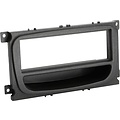 ACV 1-DIN Paneel met aflegbakje. Ford Mondeo /Focus / S-Max/ Galaxy Kleur: Zwart