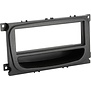 1-DIN Paneel met aflegbakje. Ford Mondeo /Focus / S-Max/ Galaxy Kleur: Zwart