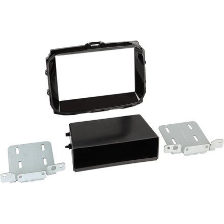 2-DIN Rubertouch met pocket Alfa Romeo Giulietta 10/2010-&gt; Piano Zwart