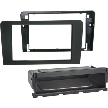 2-DIN Paneel Inbay® PRO Audi A3 2003-2013 Kleur:Zwart