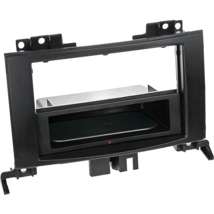 2-DIN Paneel Inbay® Mercedes Benz Sprinter - Volkswagen Crafter 2006-2017 Kleur: Zwart