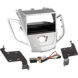 2-DIN Paneel Inbay® Ford Fiesta 2008-2013 Kleur: Zilver