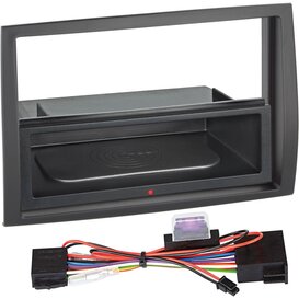 2-DIN Paneel Inbay® Citroën Jumper -Fiat Ducato - Peugeot Boxer 2006-2019 Kleur: Zwart