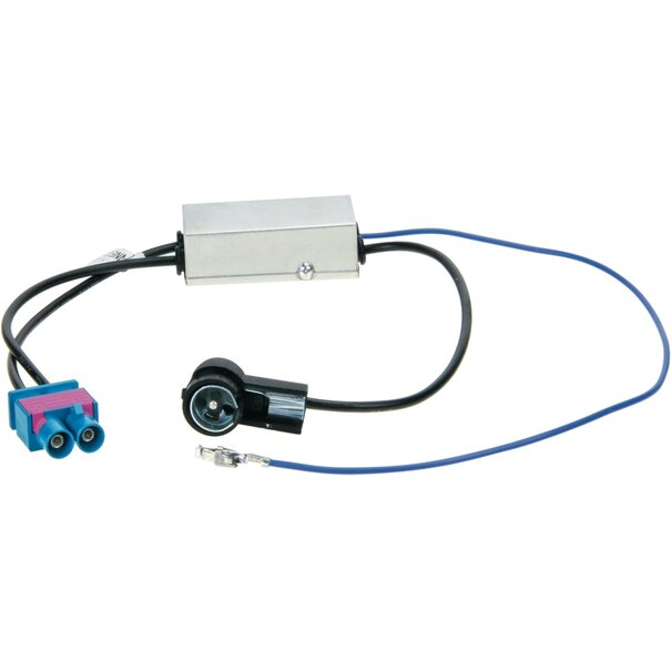 ACV Antenne Adapter ISO Dubbel-FAKRA / Phantom power Audi -Maserati -Scania -Skoda -Seat -Volkswagen