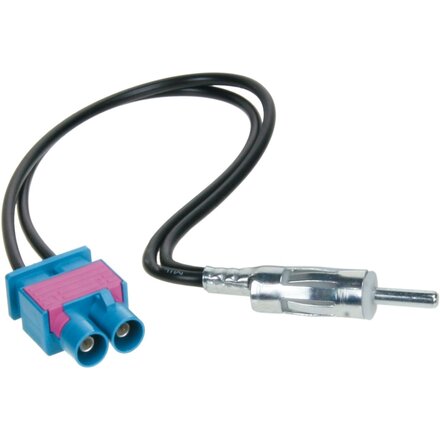 Antenne Adapter DIN Dubbel-FAKRA (m) &gt; DIN (m) Audi -Seat -Maserati -Volkswagen -Skoda -Scania