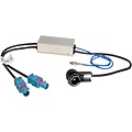 ACV Antenne Adapter-Diversity ISO/ 2xFAKRA Phantom power Audi- Maserati -Scania -Seat -Volkswagen -Skoda