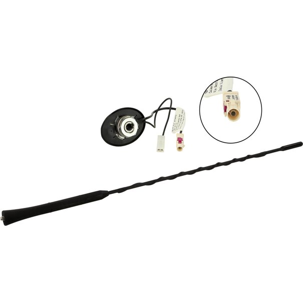 ACV Dakantenne AM/FM 76° staafneiging 12V extern