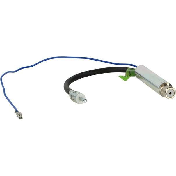 ACV Antenne adapter met phantom power supply ISO (f) -&gt; DIN (m)