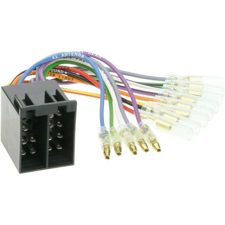 Radio Aansluitkabel ISO aansluiting > ASIA Ronde stekker / Hulzen