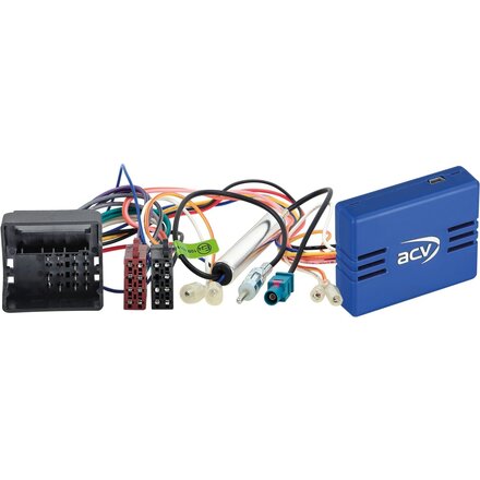 CAN-Bus Kit Citroen / Peugeot Quadlock &gt; ISO / Antenne &gt; DIN