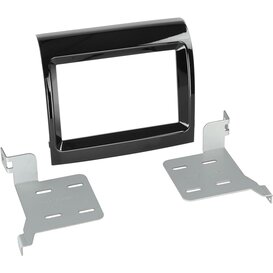 2-DIN Paneel Fiat Ducato  / Citroën Jumper / Peugeot Boxer 2014-2022 Facelift - Piano Zwart