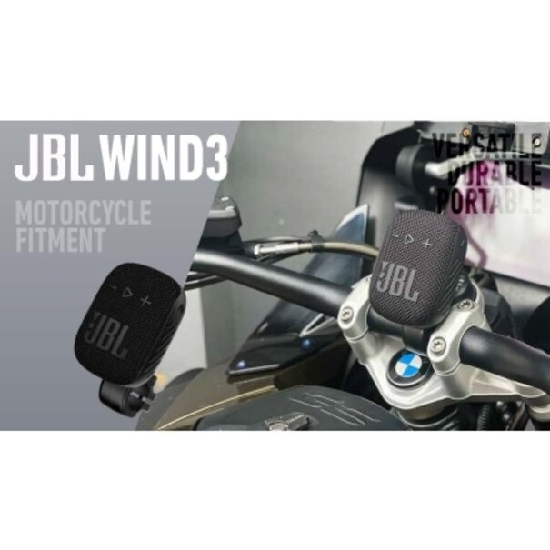 JBL JBL Wind 3S - Draagbare Mini Bluetooth Speaker - Stuurbevestiging -  Waterdicht