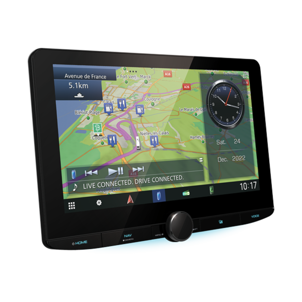 Kenwood Kenwood DNR992RVS - Navigatiesysteem - 10.1 inch - HD Display - DAB+ -