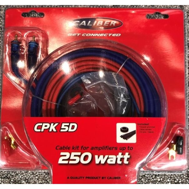 Caliber Caliber CPK5D - Kabelset 5 meter – 250/500Watt