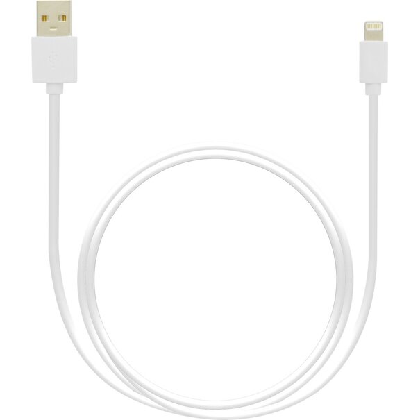 ACV Grab 'n Go - Cable Lightning to USB-A 1m (non MFi) - Wit