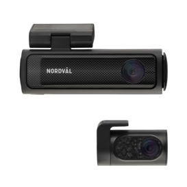 Nordväl DC202 -  2CH Dashcam -  4K + GPS + Wi-Fi 128GB