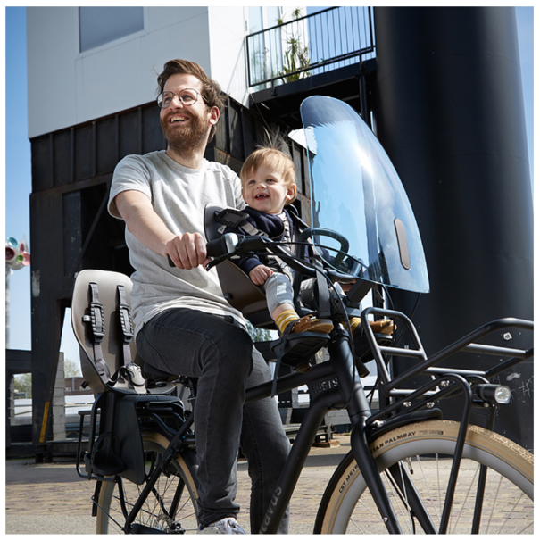 Urban Iki Achterzitje Urban Iki MIK HD - Koge Brown/Kurumi Brown - Bruin - Uitsluitend geschikt voor fietsen met MIK HD drager