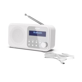 Sharp DR-P420(WH) - Draagbare radio -  Wit