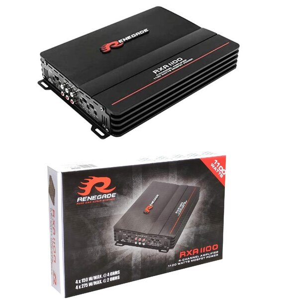 Renegade Renegade RXA1100 - Versterker -  4-Kanaals -  600 Watt