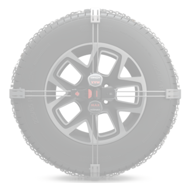 Konig  Sneeuwkettingen König K-SUMMIT MAX K55M - Sneeuwkettingen - Loopvlak - 14 mm