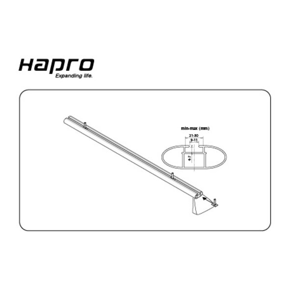 Hapro Hapro T-slot adapter kit Master / Premium-Fit