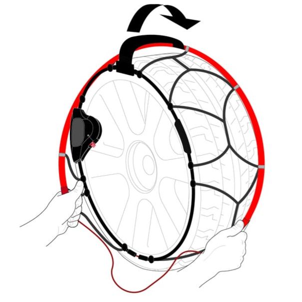 König  Sneeuwkettingen König REFLEX CROSS 213 - Sneeuwkettingen - Automatisch gespannen