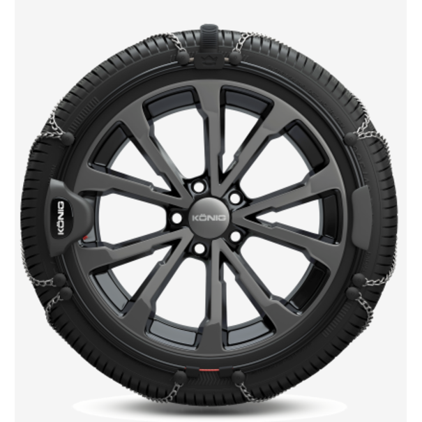 Konig  Sneeuwkettingen König REFLEX EDGE 603 - Sneeuwkettingen - Automatisch gespannen - Velgbescherming - 7mm