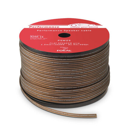Focal PSW25 - Hoogwaardige platte kabels voor luidsprekers