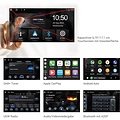 XZent XZent X-527 - Multimediasysteem - 2 Din - Apple Car Play/Android Auto - 6.75" Touchscreen - 4x45 Watt