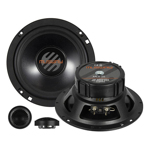 Musway Musway  ML6.2E - 2 Weg Compo systeem - 6.5" -100 Watt RMS