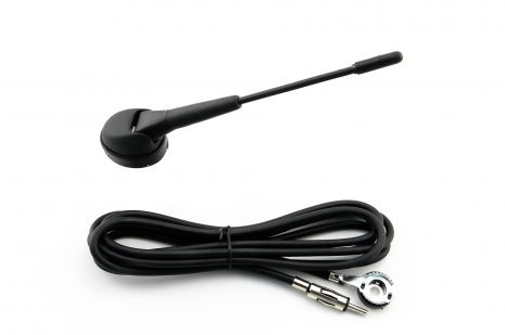 ACV Dakantenne AM/FM 60° staafneiging 12V Phantom anti-diefstal