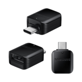 Kabeladapter USB-A f - USB-C m -  kleur zwart