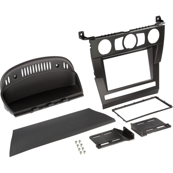 ACV 2-DIN Paneel BMW 5-Serie (E60) 2003-2007 Kleur: Zwart