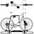 Pro-User Pro-User Diamant FG2  - Trekhaak fietsendrager + Fietsbeschermset - Lichtgewicht 17 kg - Tot 60 kg  Draagvermogen