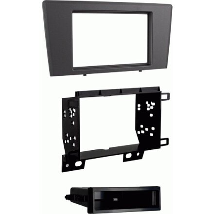 2-DIN Paneel met pocket Nissan 370Z 2009-2019 Kleur: Zwart (METRA)