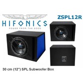 Hifonics Zeus ZSPL12 R - Enkel basreflexsysteem subwooferbox - 12" - 600 Watt RMS