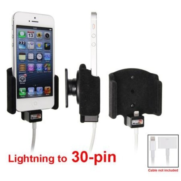 Brodit Apple iPhone 5 Passieve houder. Originele lightning naar 30-pin adapter kabel