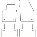 AutoStyle Automatten passend voor Volvo S40/V50 2004-2011