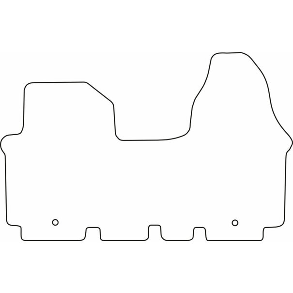 AutoStyle Automatten passend voor Renault Trafic 2001-2014 (alleen voor)