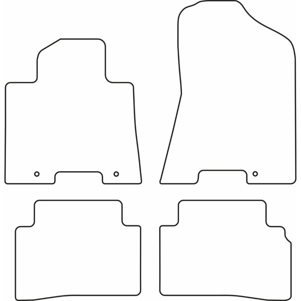 AutoStyle AutoStyle Automatten Velours - Hyundai Tucson 2015-2020
