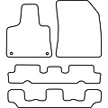 AutoStyle AutoStyle Automatten passend voor Citroën C4 Picasso 2013- & C4 Spacetourer 2018- (7 personen)