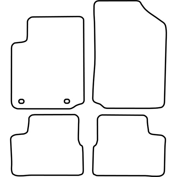 AutoStyle Automatten passend voor Citroen C3 2005-2010