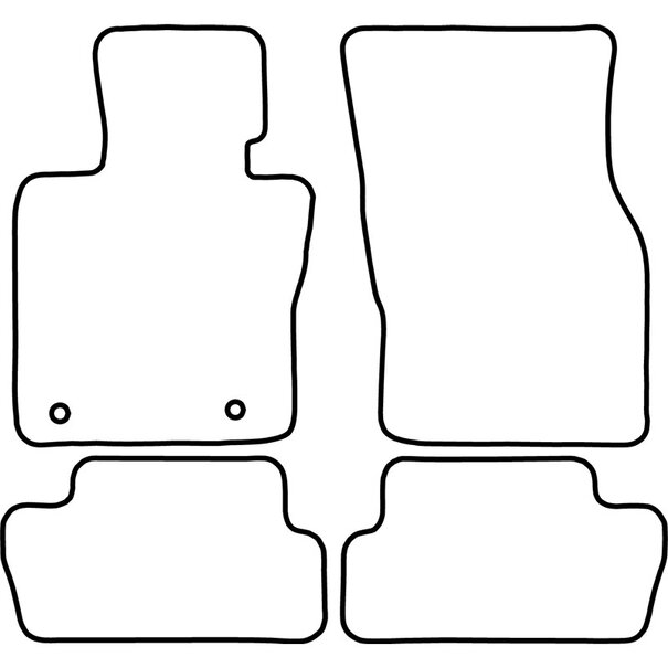 AutoStyle Automatten passend voor Mini F56 3 deurs 2014-
