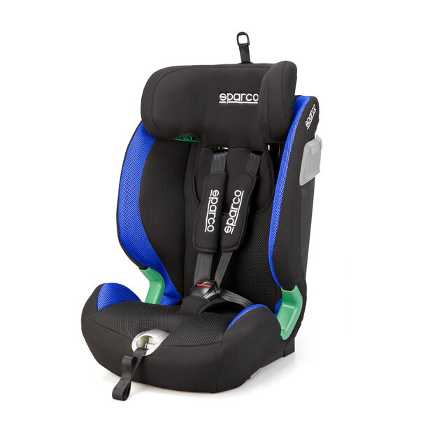 Sparco Sparco kinderstoel SK5000I (Isofix) Zwart/Blauw i-Size 76-150cm (ECE-R129/03)