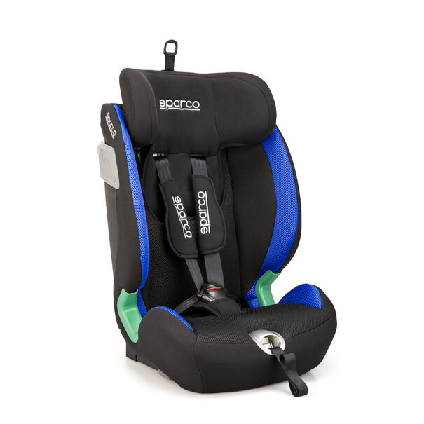 Sparco Sparco kinderstoel SK5000I (Isofix) Zwart/Blauw i-Size 76-150cm (ECE-R129/03)