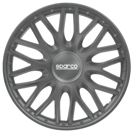 Sparco Wieldoppen Roma - 16-inch - Grijs - Set van 4 stuks