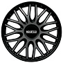 Sparco Wieldoppen Roma - 15-inch - Grijs/Zwart - Set van 4 stuks