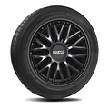 Sparco Sparco Wieldoppen Roma - 15-inch - Grijs/Zwart - Set van 4 stuks