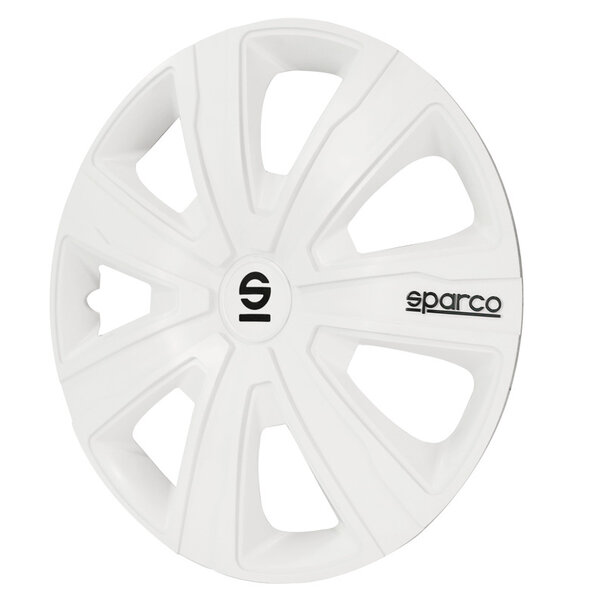 Sparco Sparco Wieldoppen Palermo - 15-inch - Wit - Set van 4 stuks